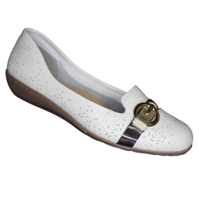 Romulo Casual Cuero Porcelana Mujer Talla 34 Ref 2241